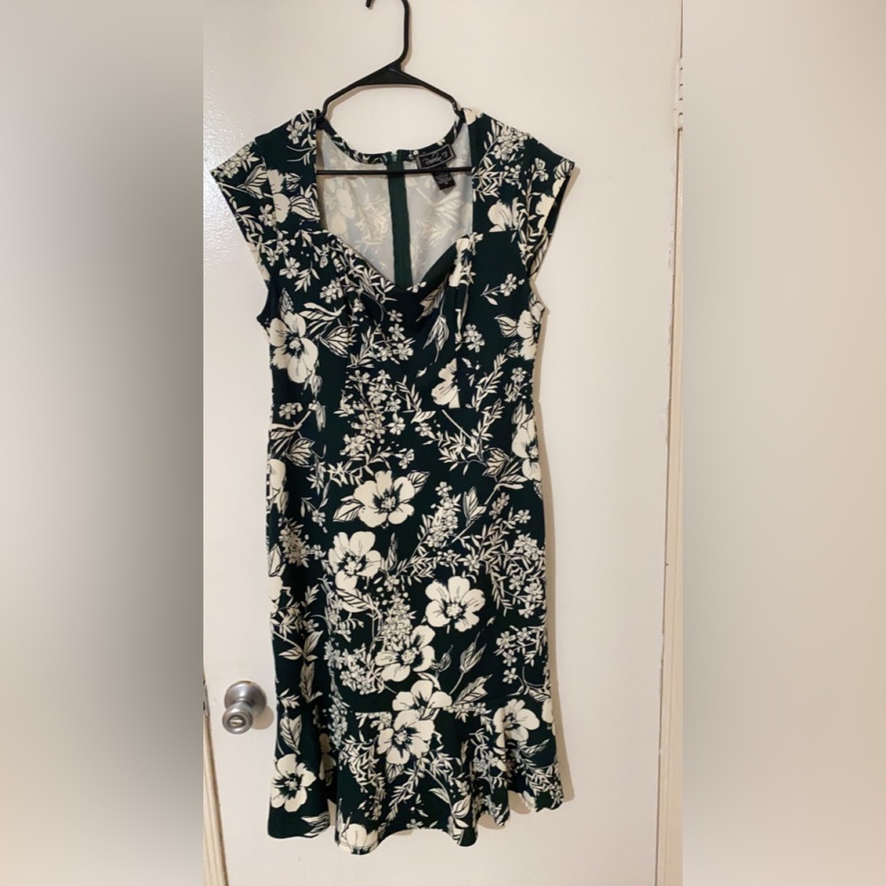 Black and white dress from Calvin Klein.
